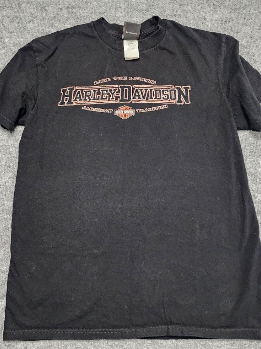 Harley-Davidson Tifton Georgia Fishing Girl Tee 2012 Black